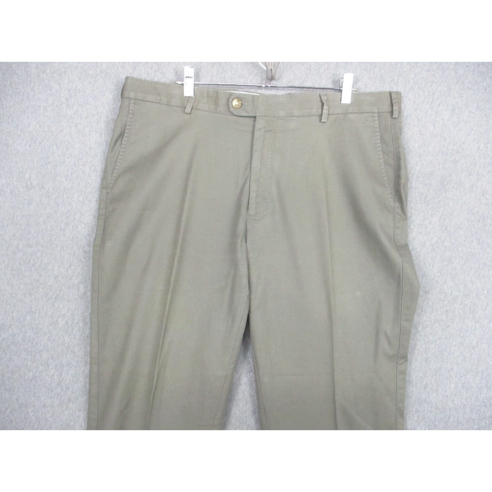 Peter Millar Peter Millar Pants Mens 38x32 Green Chino Twill Straight Leg Stretch Golf Casual Size US 38 / EU 54 - 2 Thumbnail