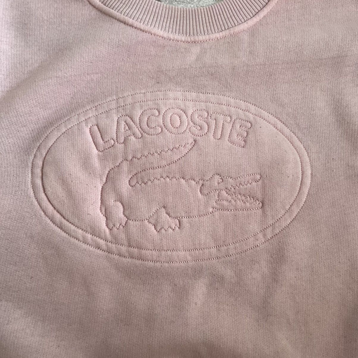 Lacoste Lacoste Vintage Comfy Baby Pink Sweatshirt Size US L / EU 52-54 / 3 - 3 Thumbnail