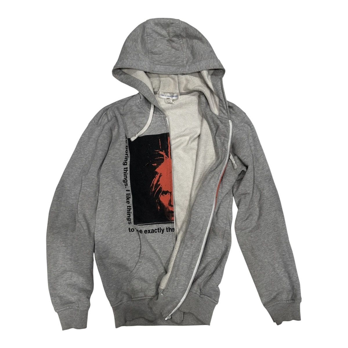 Comme des Garcons SHIRT COMME des GARÇONS SHIRT × Andy Warhol Portrait Zip Hoodie Size US L / EU 52-54 / 3 - 8 Thumbnail