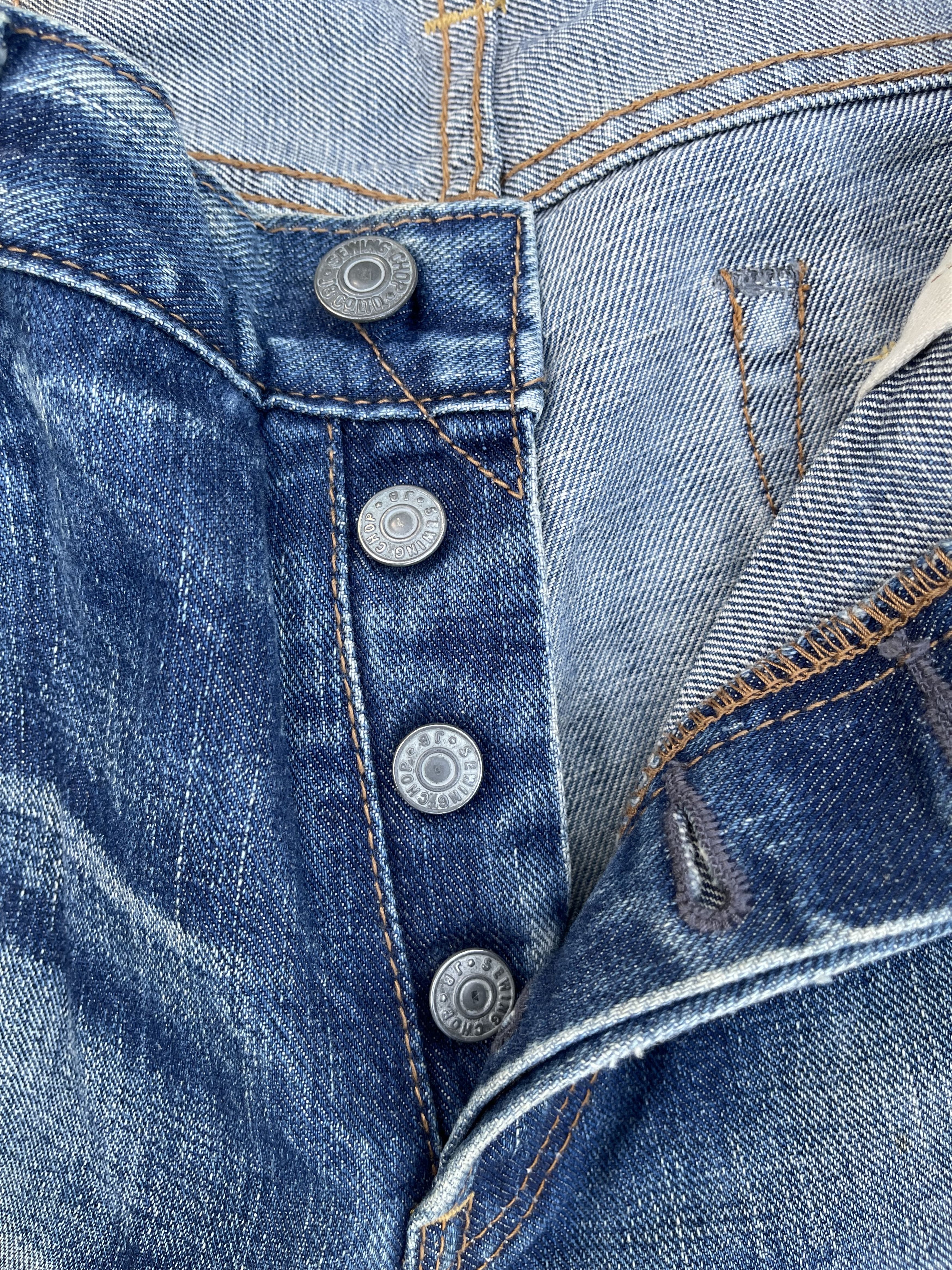 Beauty Beast × Japanese Brand × Johnbull Vintage John bull Distressed Style Denim Jeans Size US 32 / EU 48 - 10 Thumbnail