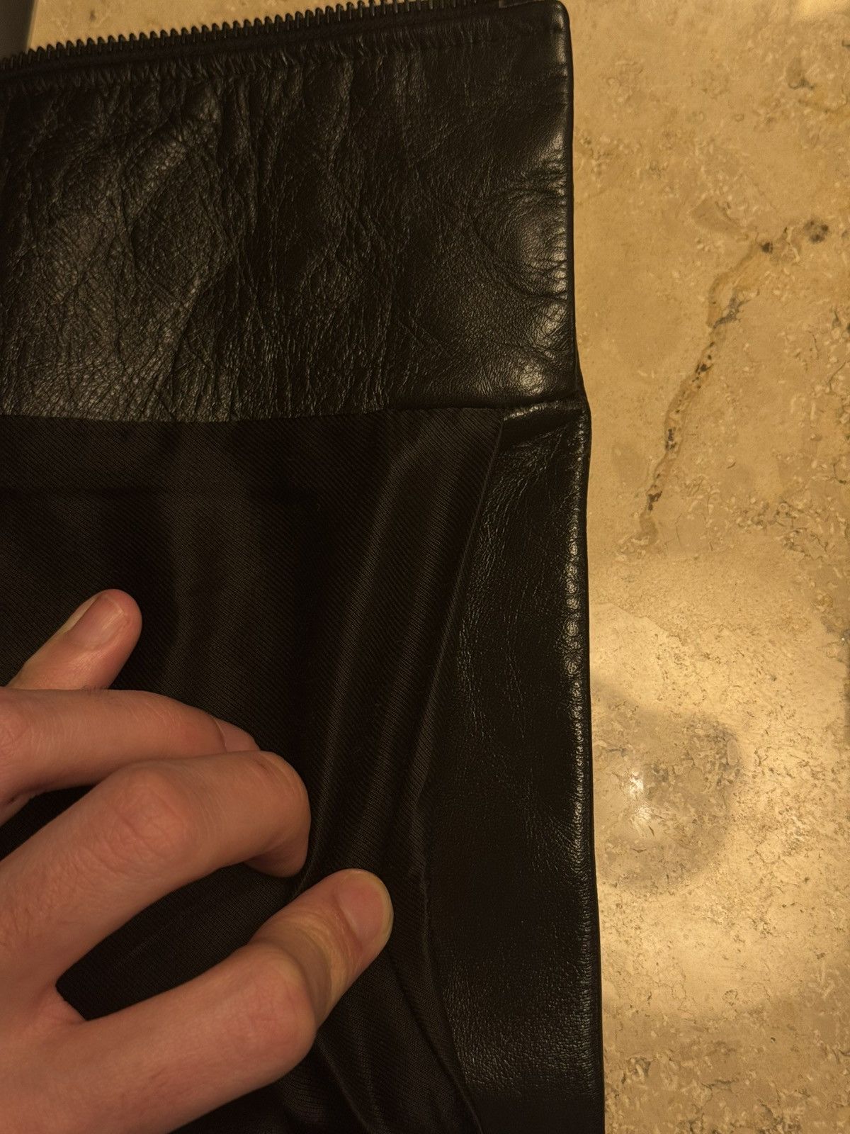 Saint Laurent Paris Saint Laurent Calf Skin Leather Jacket 46 Size US S / EU 44-46 / 1 - 10 Thumbnail