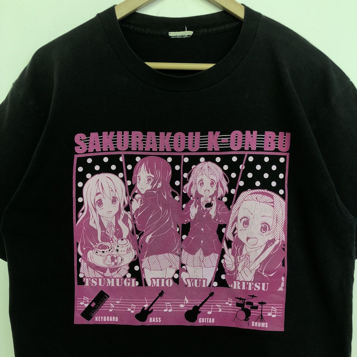 Anime K-ON Anime Sakurakou Band Group Line Up Tshirt Size US L / EU 52-54 / 3 - 2 Thumbnail