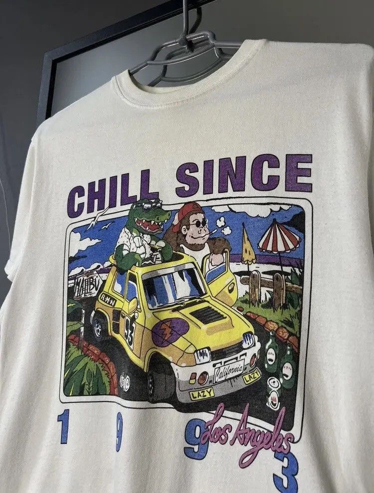Vintage Vintage Chill Since 1993 Los Angles Y2K Streetwear Tee USA Size US M / EU 48-50 / 2 - 2 Thumbnail