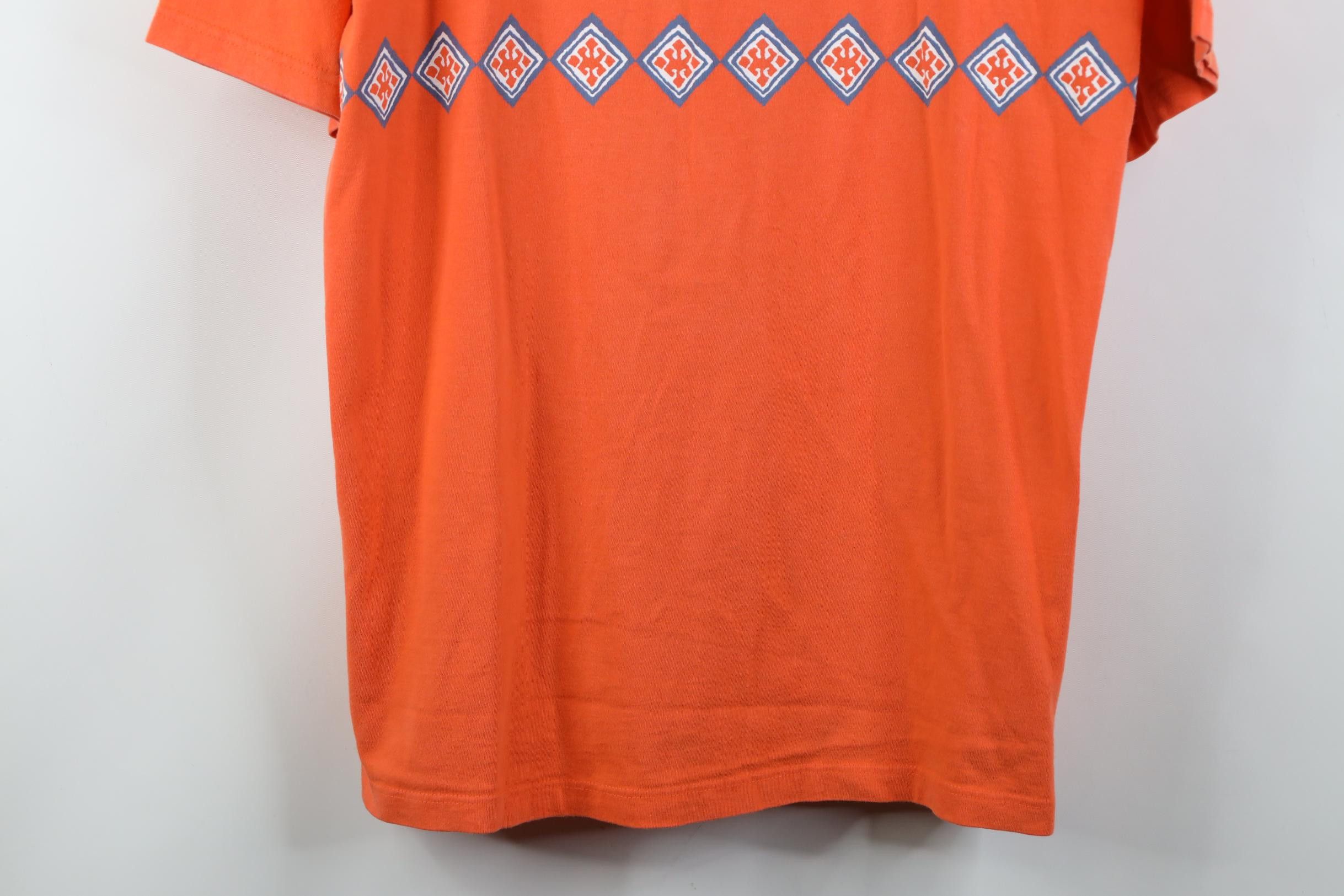 Gap Vintage 90s Y2K Gap Geometric T-Shirt Orange Cotton USA Size US M / EU 48-50 / 2 - 3 Thumbnail