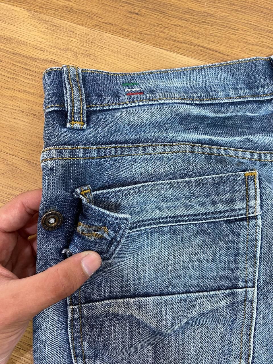 Diesel Vintage Y2K Diesel Washed Distressed Denim Jeans Slim Size US 34 / EU 50 - 16 Thumbnail