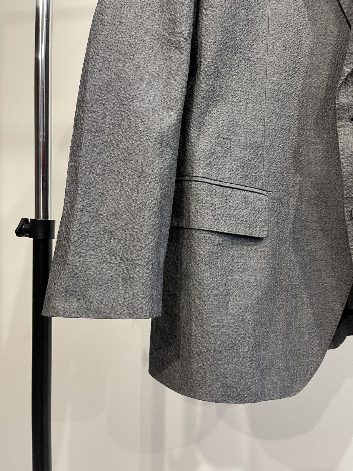 Hugo Boss HUGO BOSS "Hedson3/Gander1" Textured Cotton Blazer US 46R Size 46R - 3 Thumbnail
