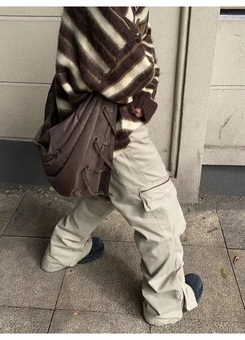 Vintage Isshiki x natsu Multi Packet Cargo Pants in Beige Size US 32 / EU 48 - 8 Thumbnail