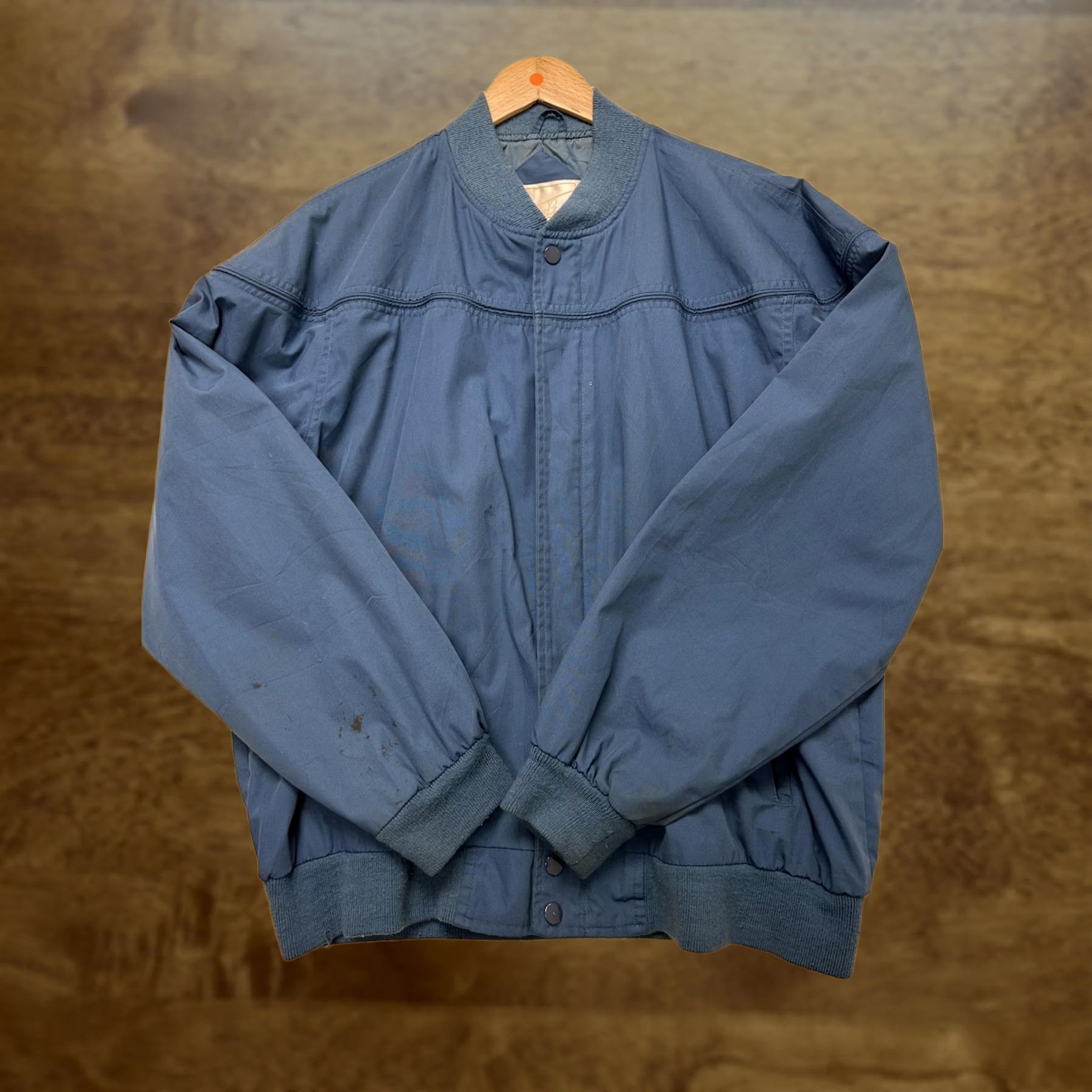 Vintage Arnold Palmer Vintage Bomber Jacket Mens Large Blue Size US L / EU 52-54 / 3 - 1 Thumbnail