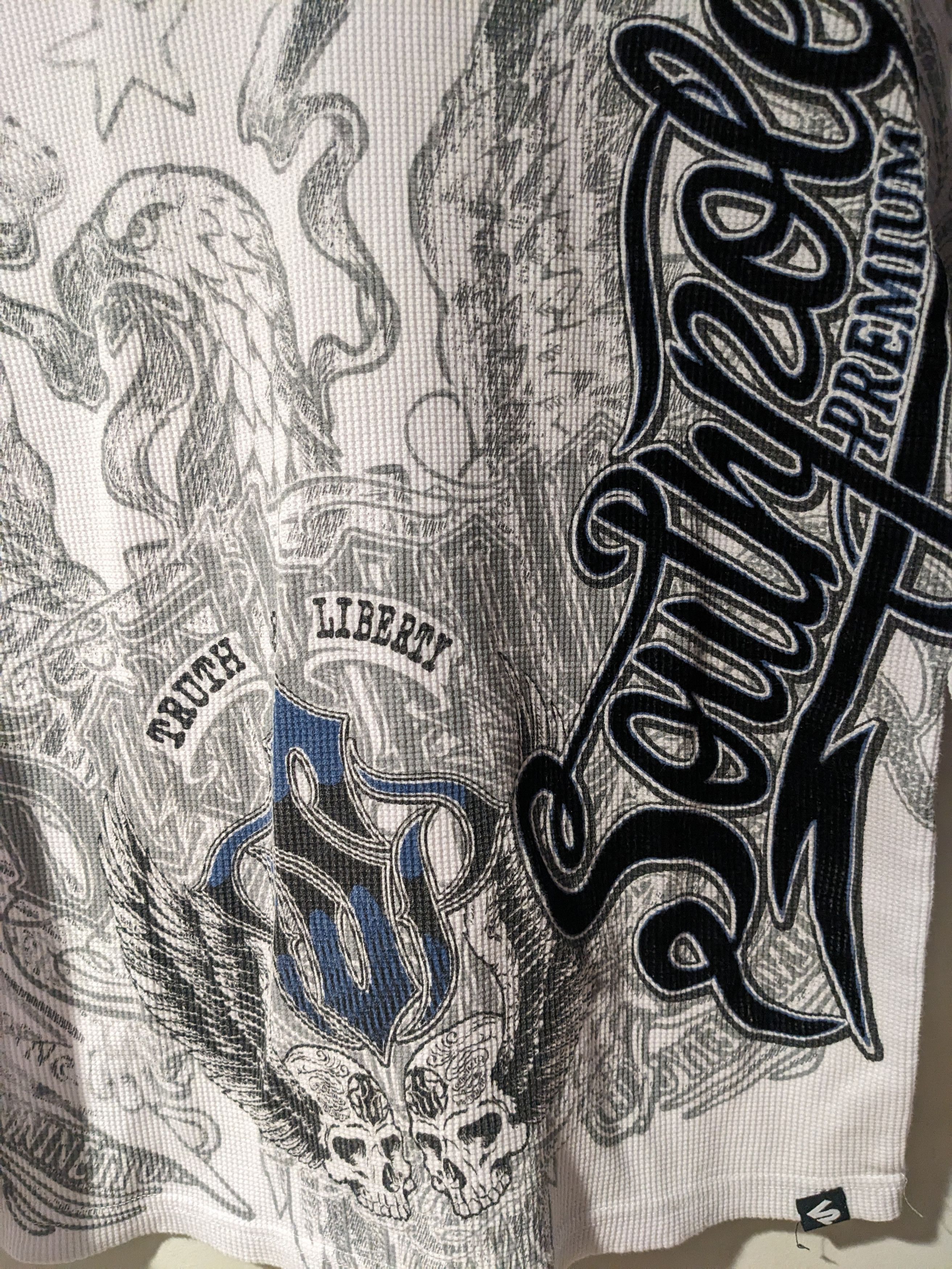 Affliction × Southpole × Vintage Vintage Y2K South Pole Affliction InspoThermal Long-Sleeve Size US L / EU 52-54 / 3 - 2 Thumbnail