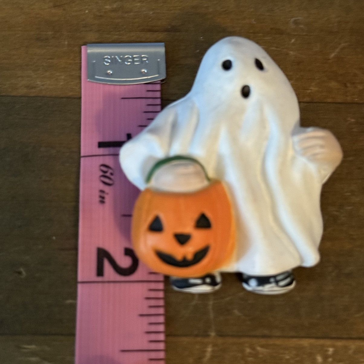 Vintage Vintage Halloween trick or treater ghost brooch Size ONE SIZE - 2 Thumbnail