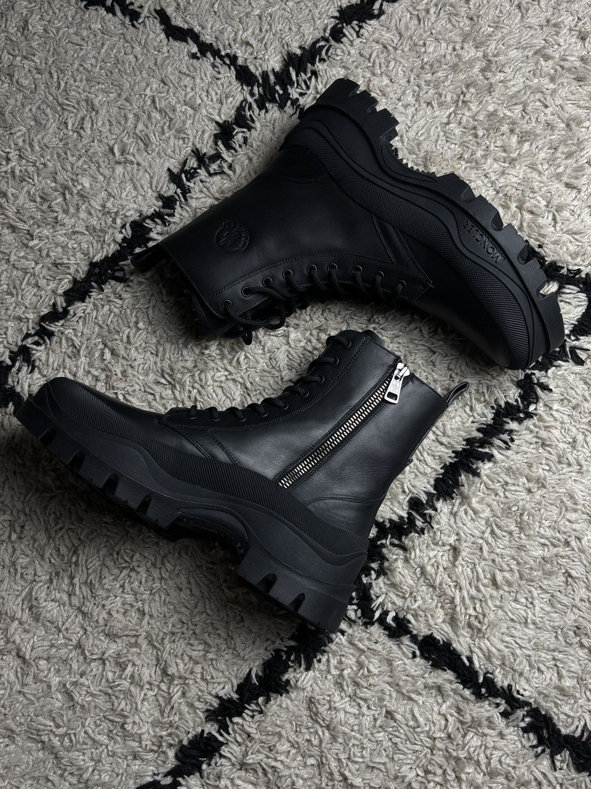 Moncler Moncler Larue Treck Ankle High Leather Boots Outdoor Size US 11 / EU 44 - 6 Thumbnail