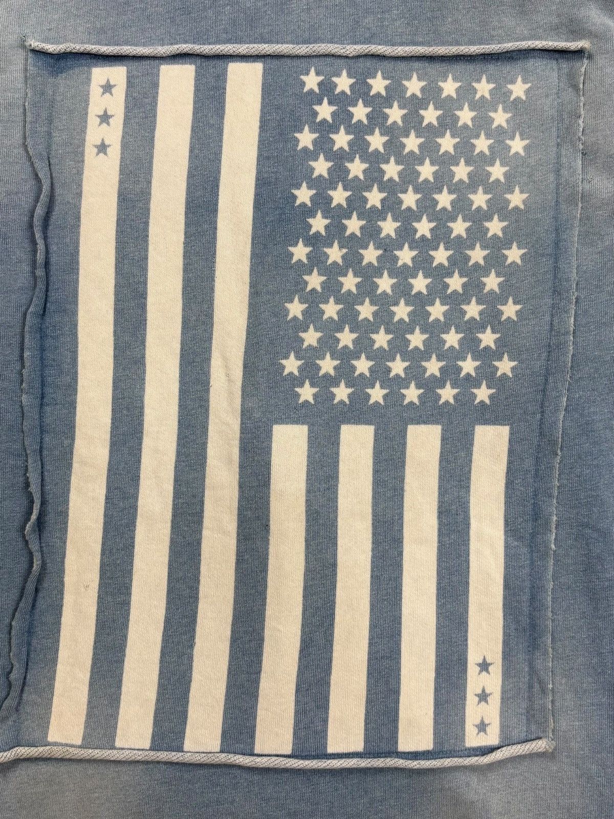 If Six Was Nine 2000s Berning Sho Mud Wash America Flag Patchwork Zip Hoodie Size US M / EU 48-50 / 2 - 5 Thumbnail
