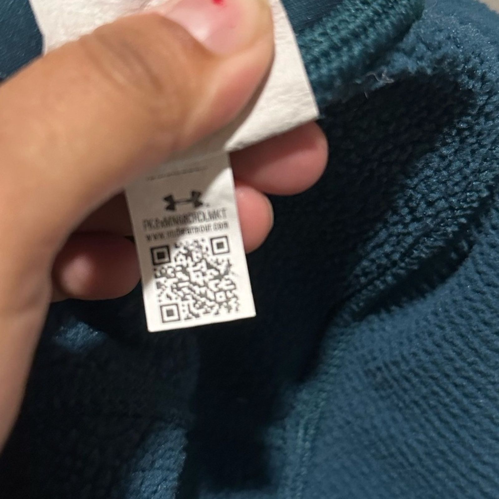 Under Armour Under Armour Turquoise Half Zip Fleece Sweater Size US XXL / EU 58 / 5 - 10 Thumbnail