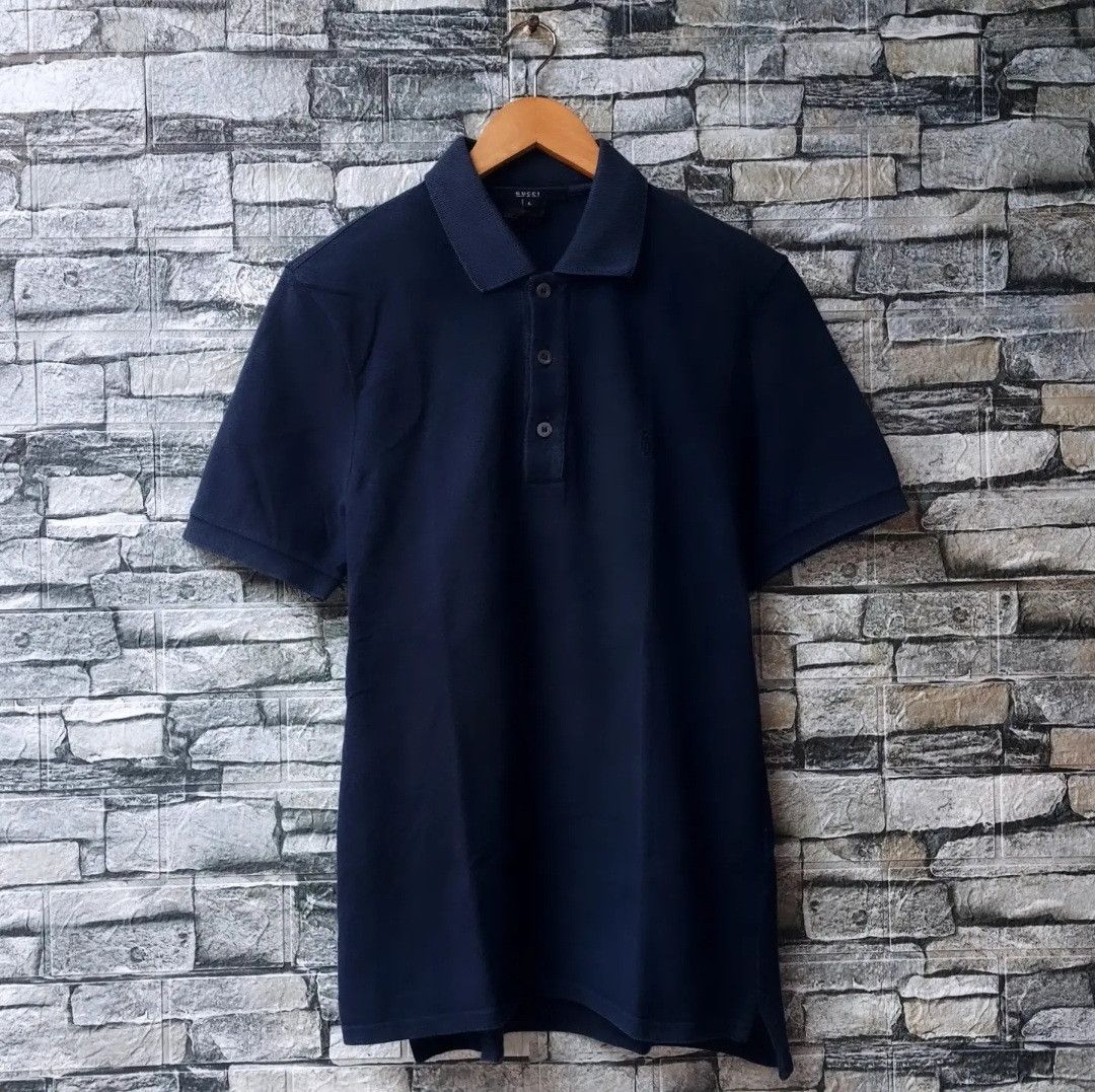 Gucci Vintage Gucci GG embroidered Polo Shirt Size US L / EU 52-54 / 3 - 1 Thumbnail
