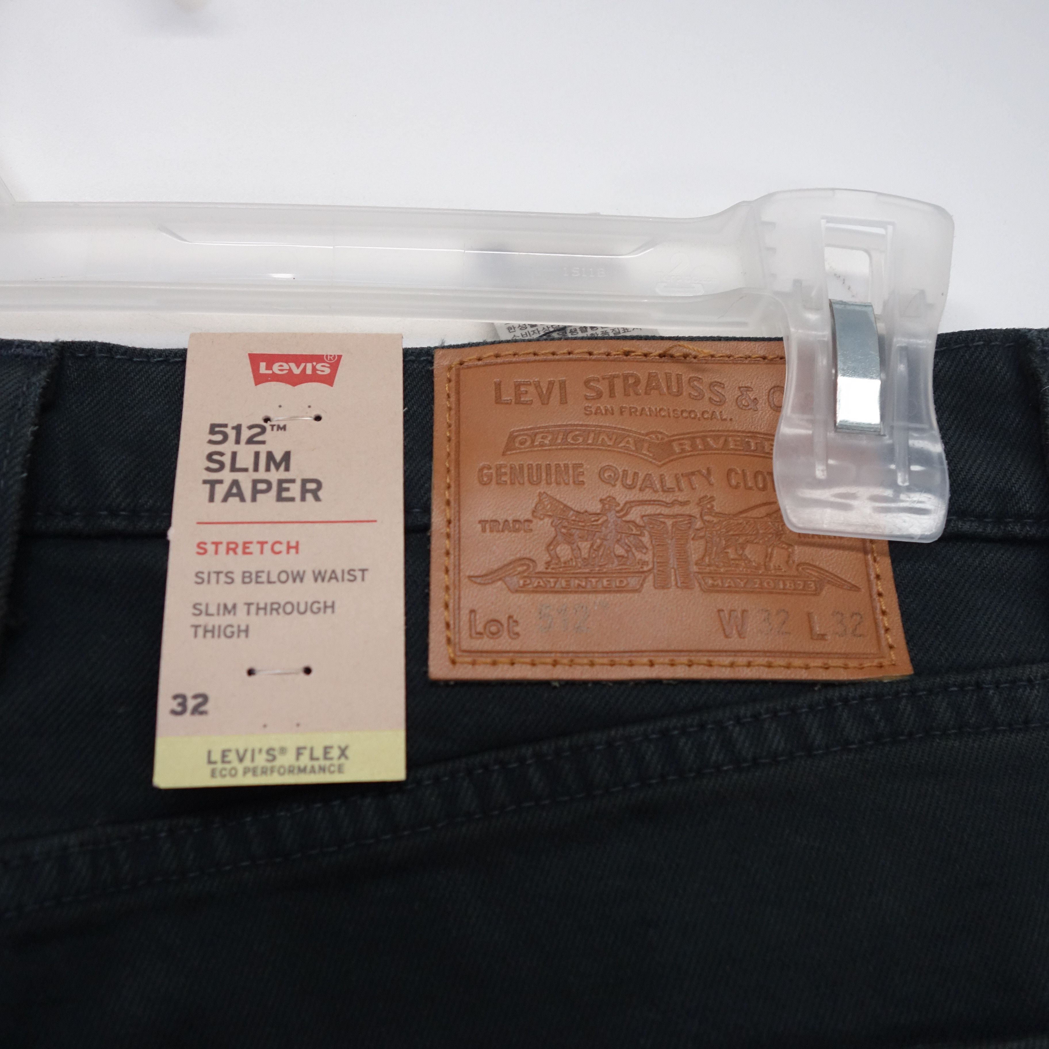 Levi's Lot 512 Slim Taper Ripped Skate Raw Hem Denim Jeans 32 x 32 Size US 32 / EU 48 - 5 Thumbnail