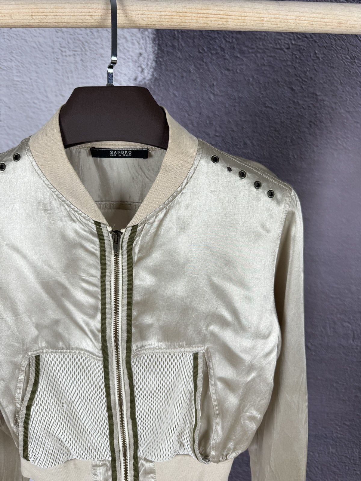 Sandro Sandro Bombers Vintage made in France Acetate jacket Size M / US 6-8 / IT 42-44 - 5 Thumbnail