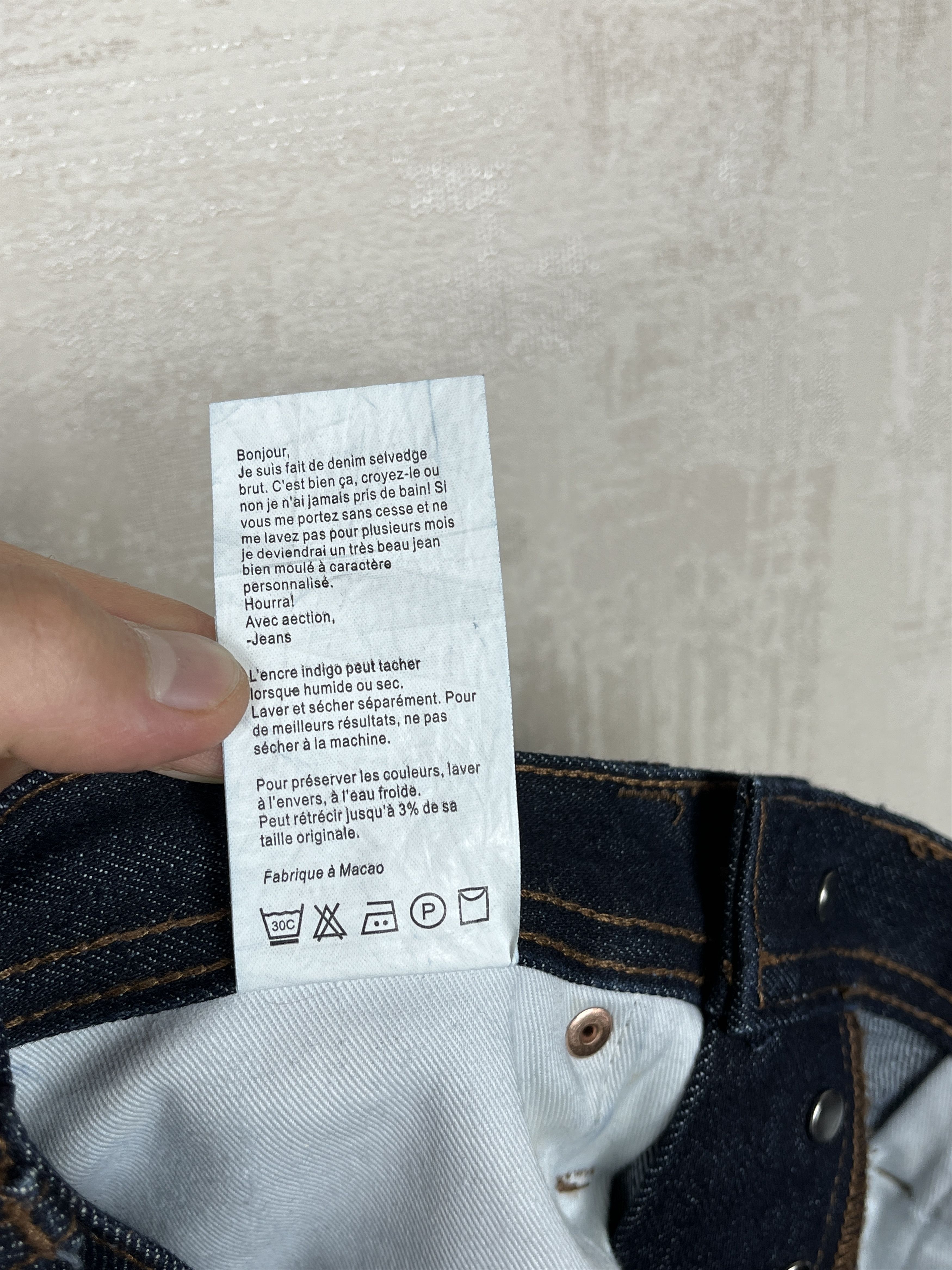 The Unbranded Brand The Unbranded Brand 14.5 oz Selvedge Jeans Skinny Fit Size US 30 / EU 46 - 23 Thumbnail