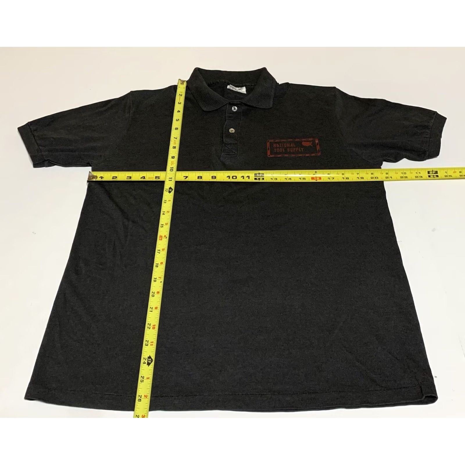 Vintage VINTAGE National Tool Supply Employee Polo Shirt Mens L Black Cotton Blend Logo Cooper Tools Shirt Size US L / EU 52-54 / 3 - 5 Thumbnail