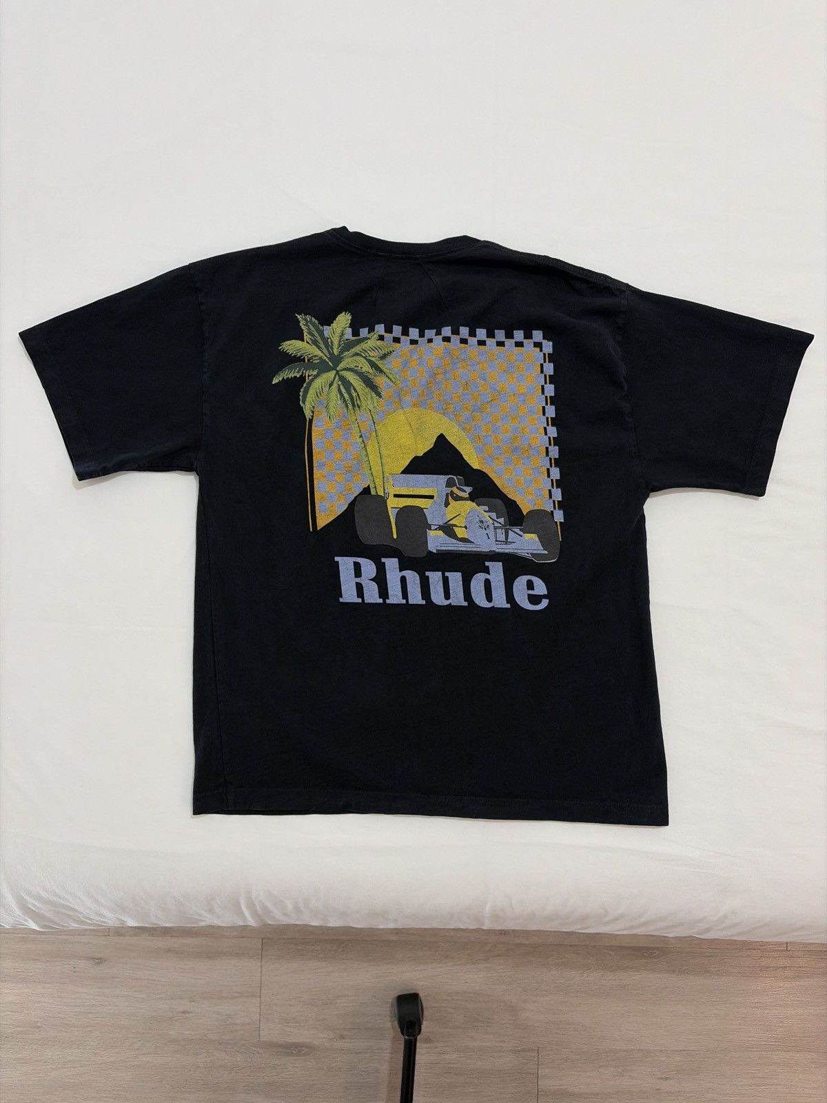 Rhude Rhude Miami Moonlight F1 Palm Logo Tee Size US M / EU 48-50 / 2 - 1 Thumbnail