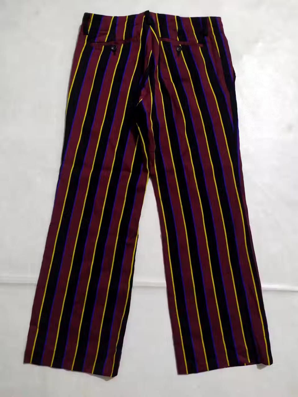 Comme des Garcons Comme Des Garcons Tricot AD2004 Stripe Cropped Pants Size 29" - 4 Thumbnail