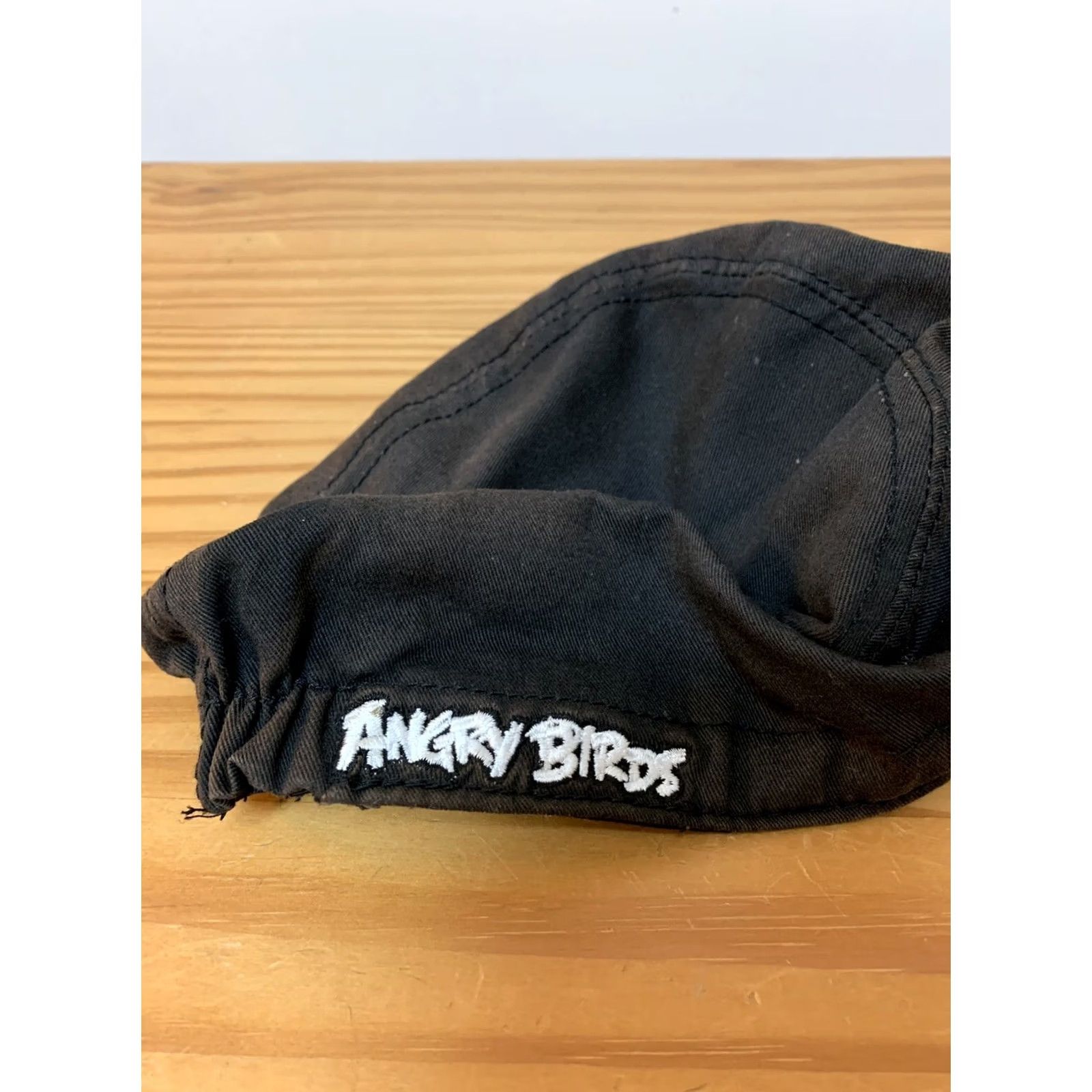 Vintage Angry Birds Hat W/ Hook - Red Bird Black Cap One Size Mens Baseball Cap Black Bird Theme Size ONE SIZE - 4 Thumbnail