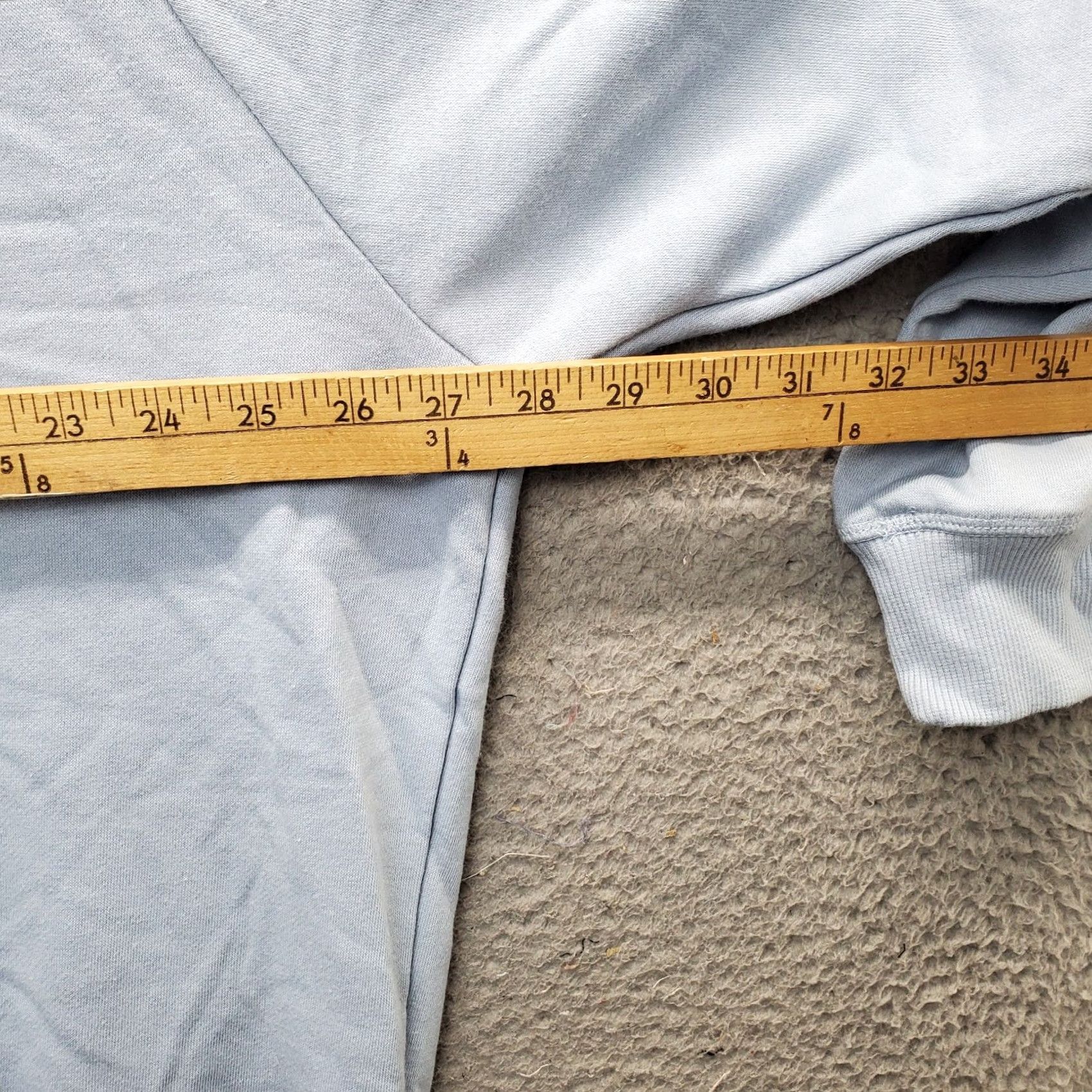 Starter Starter Hoodie Mens 2XL Blue Pullover Raglan Sleeve Kangaroo Pocket Fleece Lined Cotton Shirt Hoodie Size US XXL / EU 58 / 5 - 4 Thumbnail