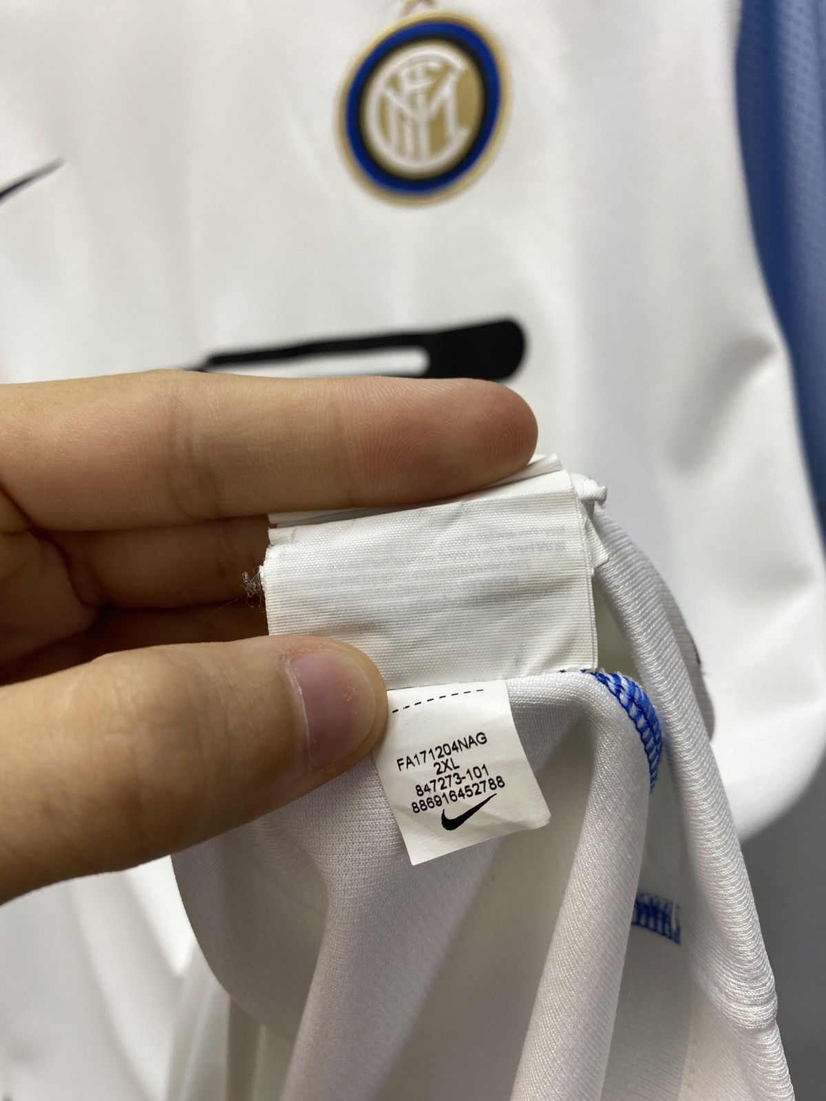 Nike Nike Inter Milan Football Jersey 2017/2018 Away Pirelli Size US XXL / EU 58 / 5 - 5 Thumbnail