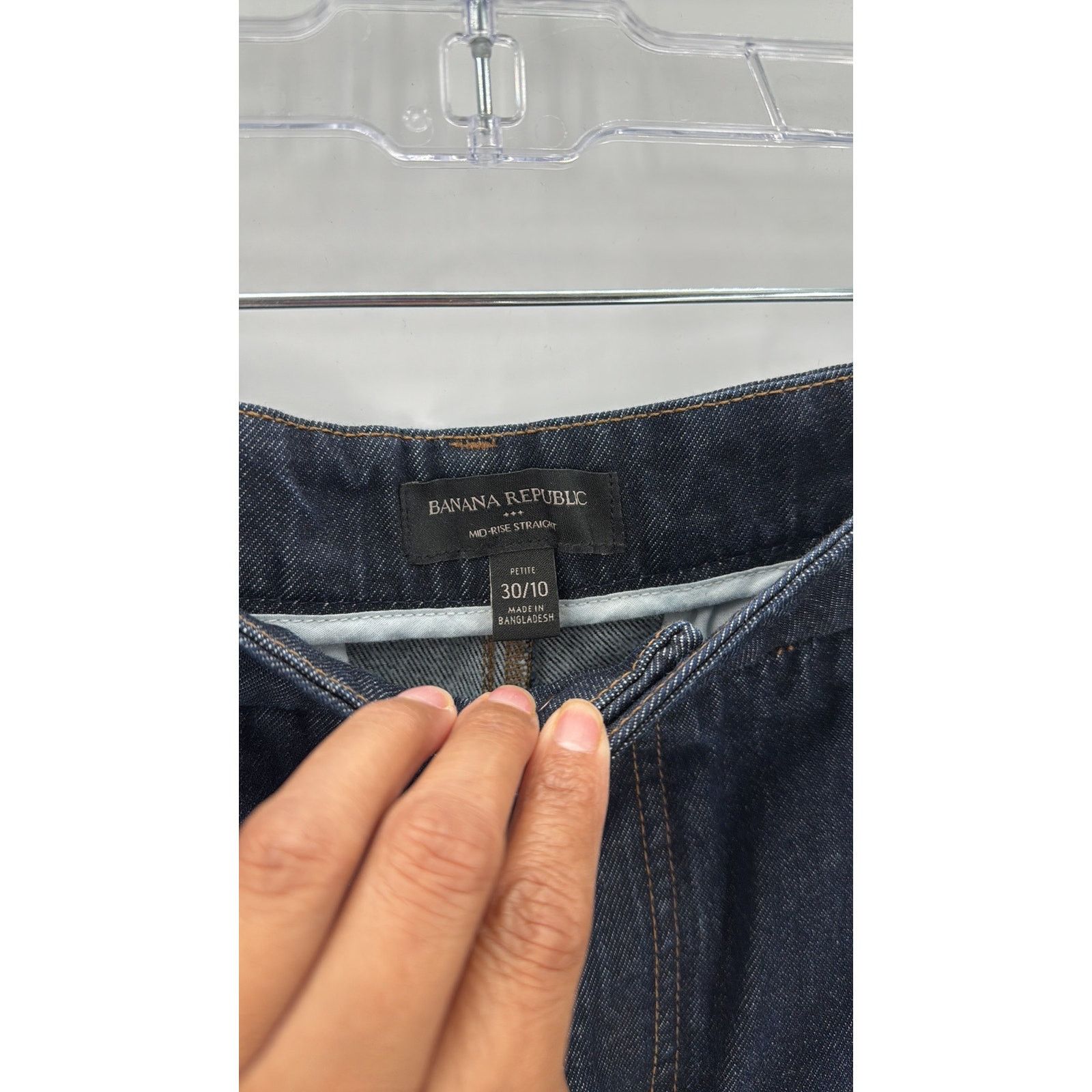 Banana Republic Banana Republic mid rise straight leg pleated front jeans Size 32" / US 10 / IT 46 - 5 Thumbnail