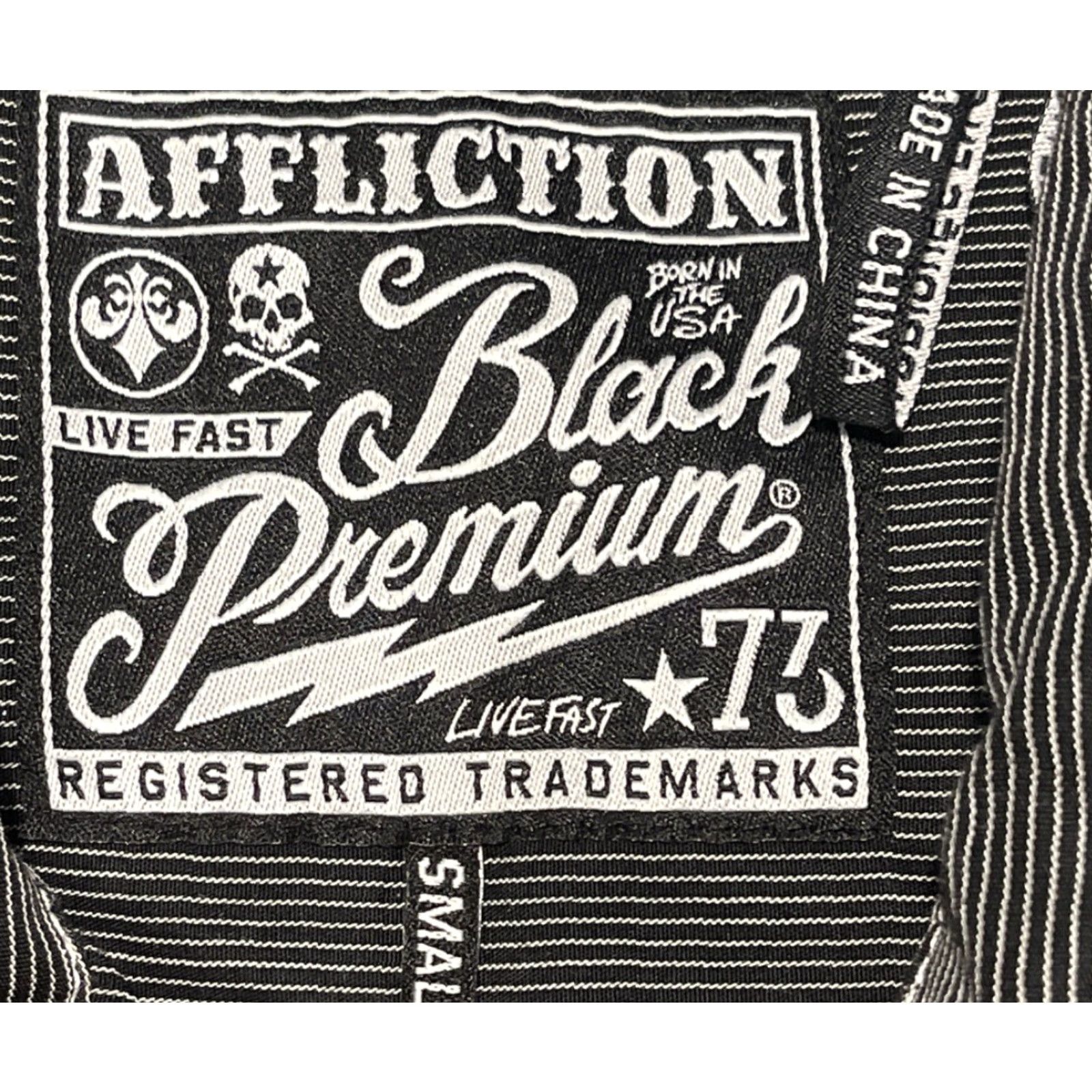 Affliction Affliction Black Premium Button-Up Shirt Mens S Multicolor Embroidered Long Sleeve Casual Business Size US S / EU 44-46 / 1 - 4 Thumbnail