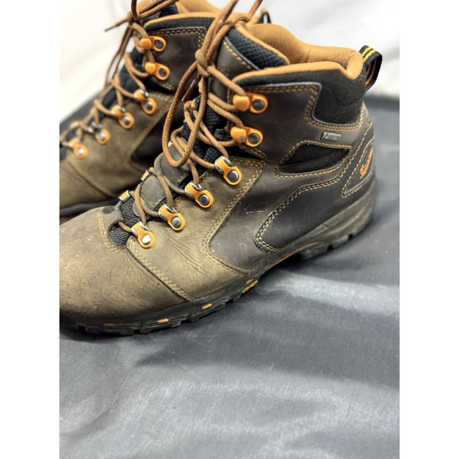Danner Danner Vicious 4.5” Gore-Tex Work Boots Brown Leather Composite Toe Mens 10 Size US 10 / EU 43 - 3 Thumbnail