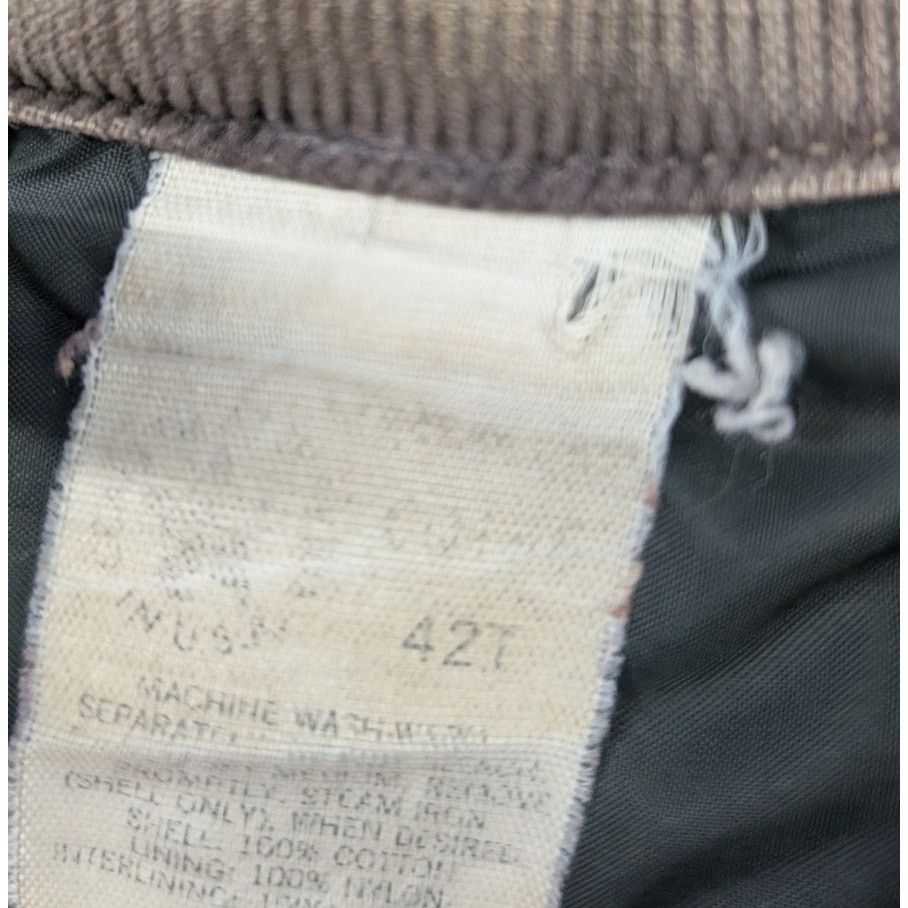 Carhartt × Vintage Vintage Made USA Carhartt 421 Work Wear Jacket Lined Size US XL / EU 56 / 4 - 3 Thumbnail