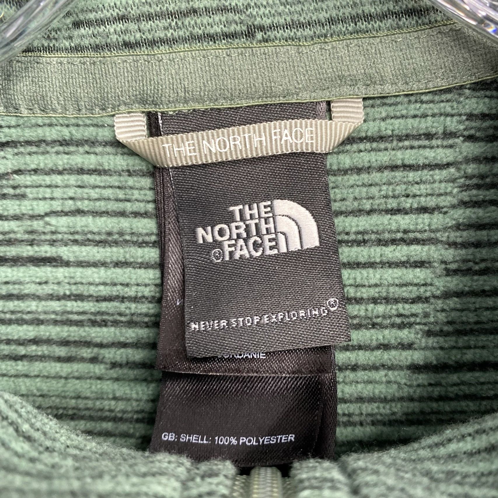 The North Face The North Face 1/4 Zip Pullover Womens XL Green Heather Embroidered Lightweight Sweatshirt Size XL / US 12-14 / IT 48-50 - 4 Thumbnail