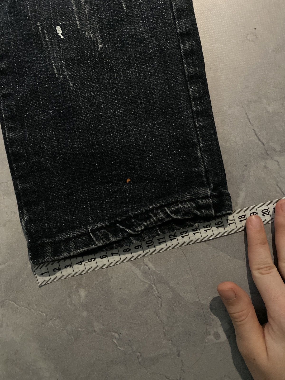 Japanese Brand Archive Paintet Zip-line Washed Distressed / Vintage Y2K Size US 36 / EU 52 - 10 Thumbnail