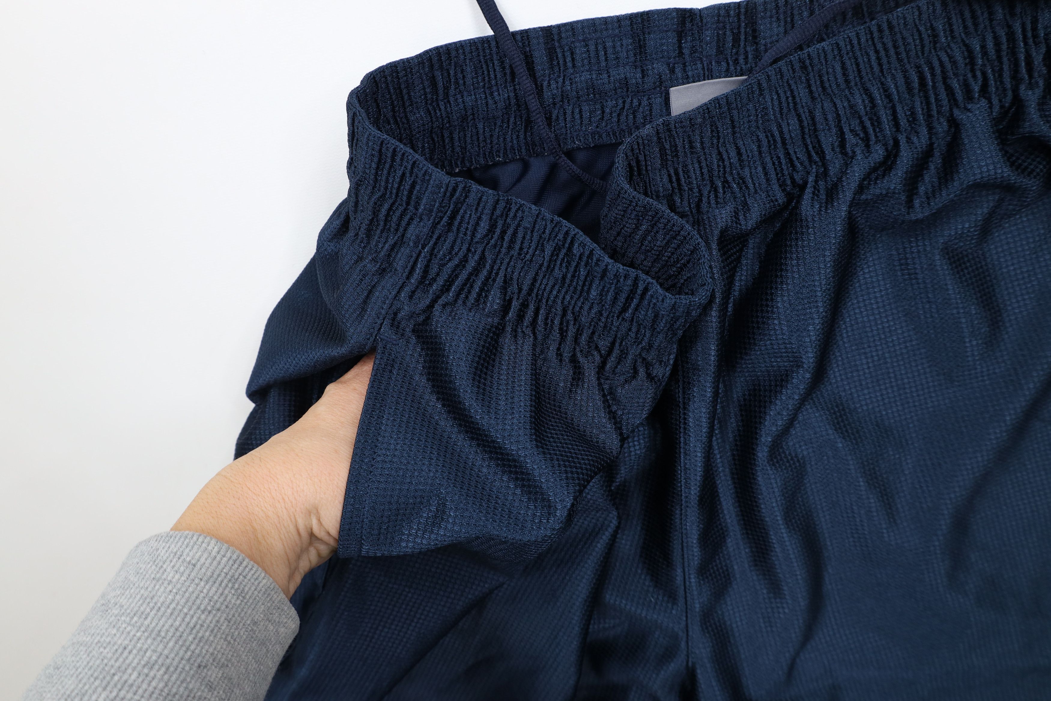 Nike × Vintage Vintage 90s Y2K Nike Mini Swoosh Heavyweight Shorts Blue Size US 34 / EU 50 - 8 Thumbnail