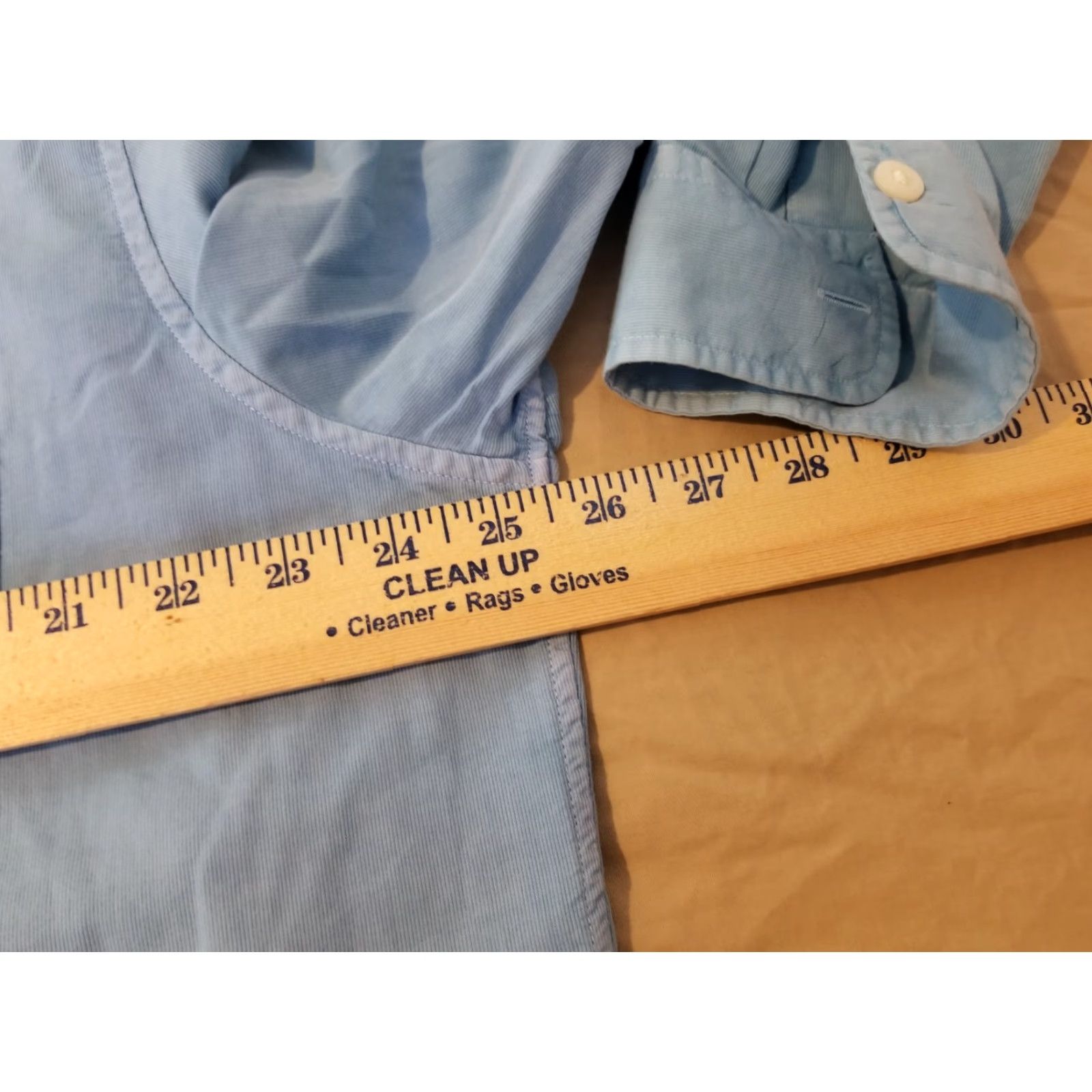Vineyard Vines Vineyard Vines Mens Silk Dress Shirt XL Blue Button-Up Size 46R - 5 Thumbnail