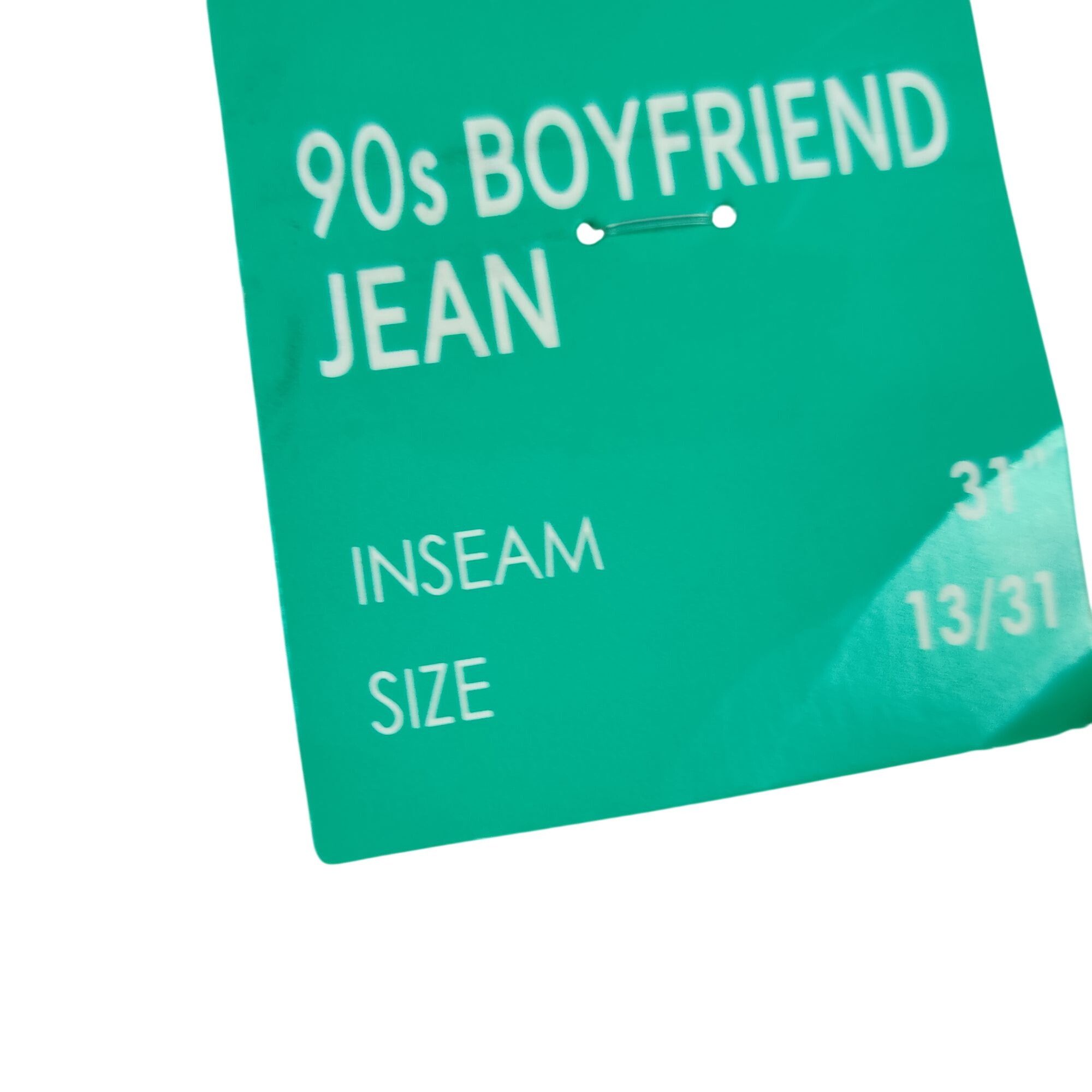 Other S.O.N.G Retro 90s Boyfriend Jeans 13 Pink Straight Denim Bar Size 31" - 8 Thumbnail