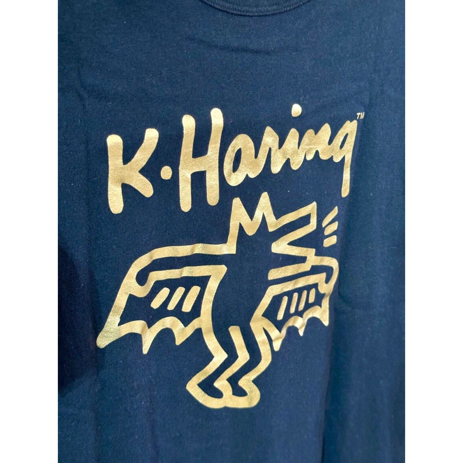 Keith Haring Keith Haring Gold Batdog | Small | MoMA SPRZ NY | Rare Size US S / EU 44-46 / 1 - 3 Thumbnail