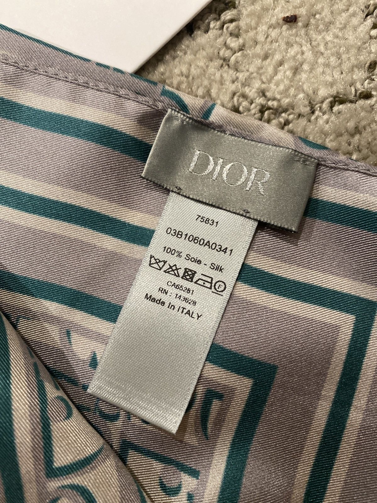 Dior Dior Ties Paph foulards Size ONE SIZE - 3 Thumbnail