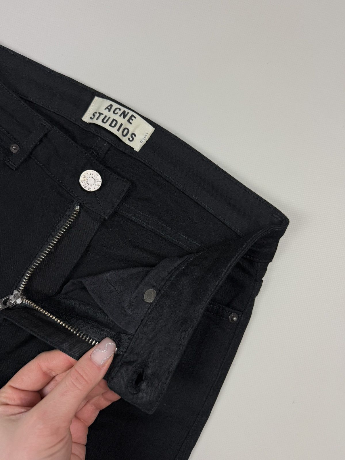 Acne Studios Skin 5 Lacey Black Ladies Skinny Jeans