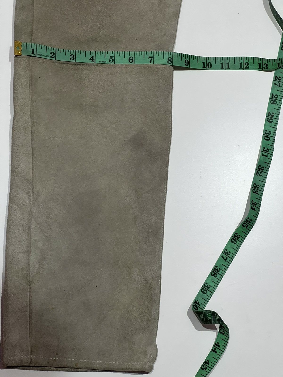 GOODENOUGH 🔥 Good Enough Hiroshi Fujiwara suede Leather GDEH pants Size US 32 / EU 48 - 23 Thumbnail