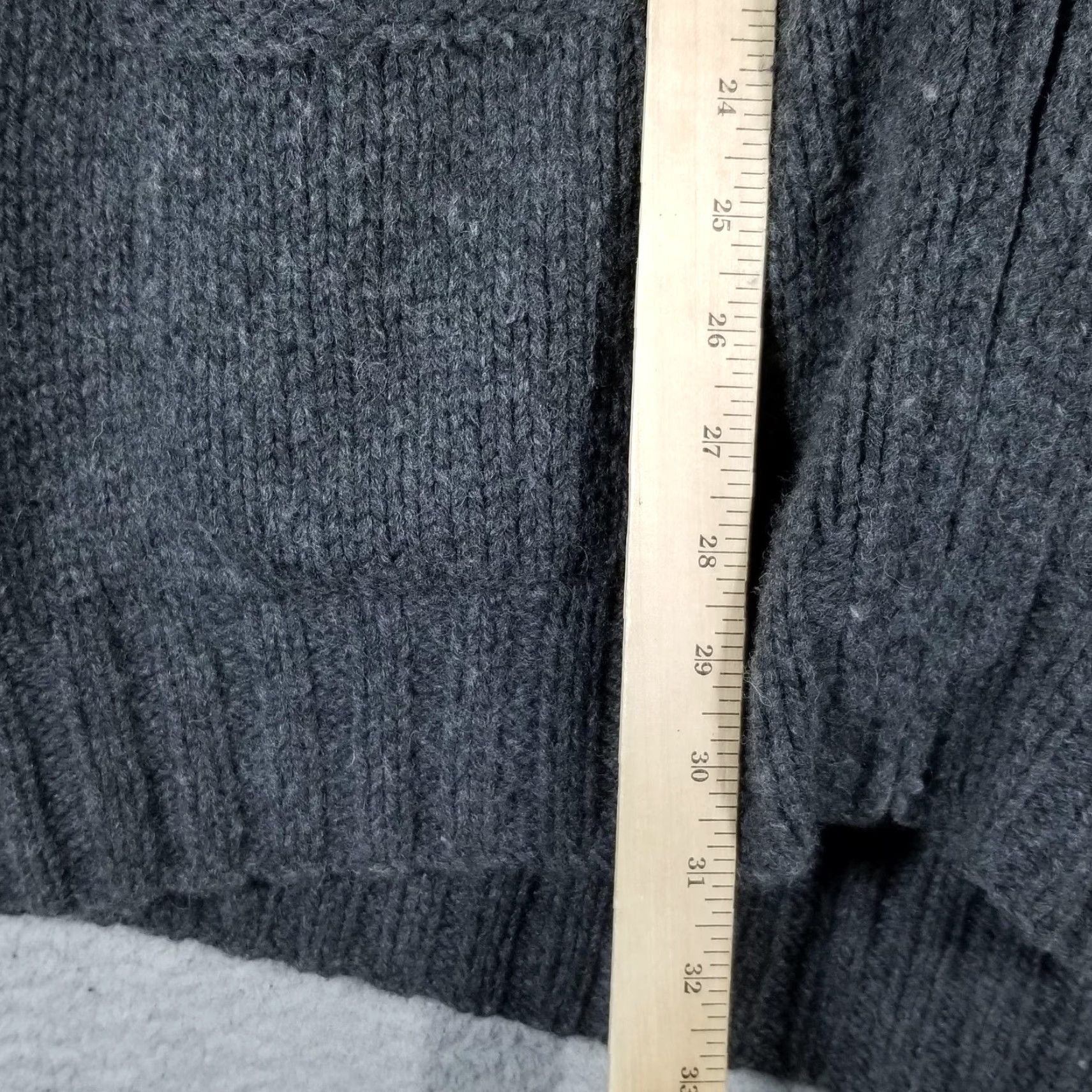Eddie Bauer Eddie Bauer Heritage Sweater Mens Full Zip Shawl Collar Geometric Bison Gray Medium Wool Nylon 80/20 Mens Size US M / EU 48-50 / 2 - 6 Thumbnail
