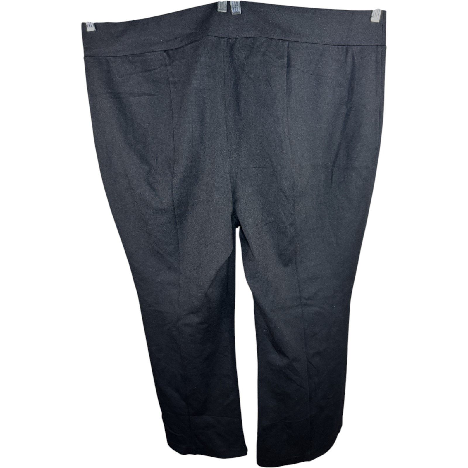 Other WynneLayers Black Straight Leg Pants Women’s 3X Rayon Size 36" / US 14 / IT 50 - 6 Thumbnail