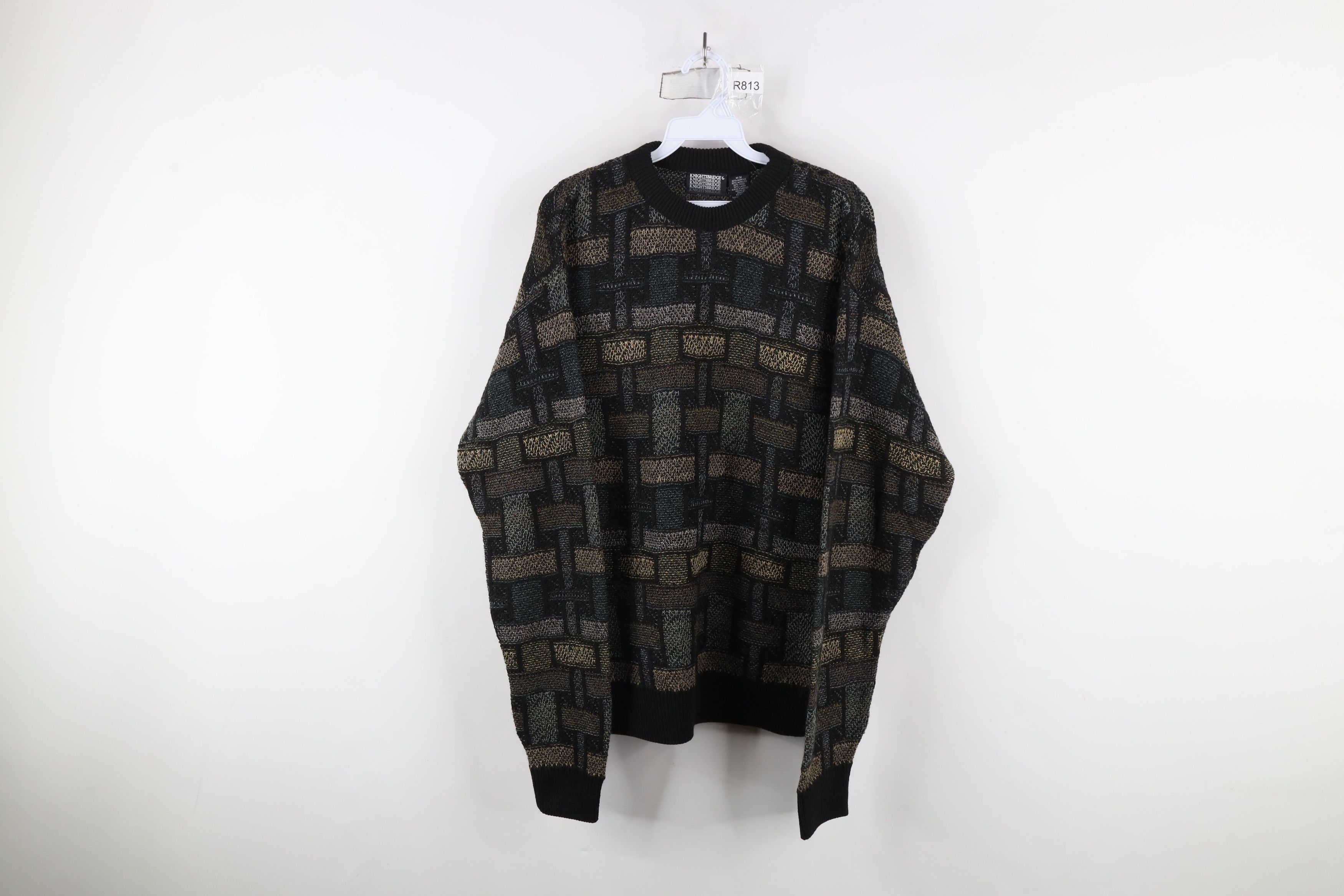 Vintage Vintage 90s Coogi Style Wool Blend Knit Crewneck Sweater Size US M / EU 48-50 / 2 - 1 Thumbnail