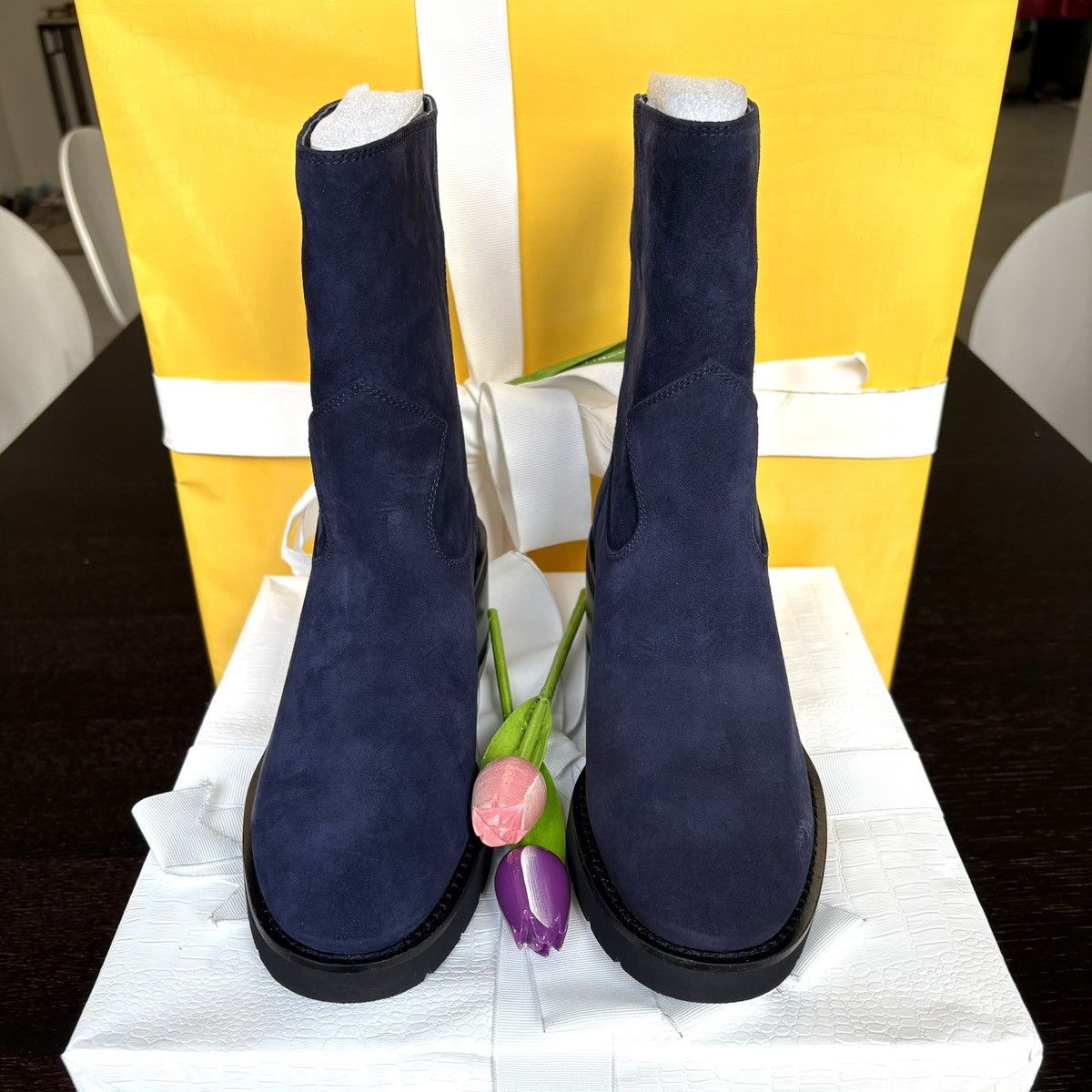 Stuart Weitzman Boulevard Moto Bootie Size US 7 / IT 37 - 1 Thumbnail
