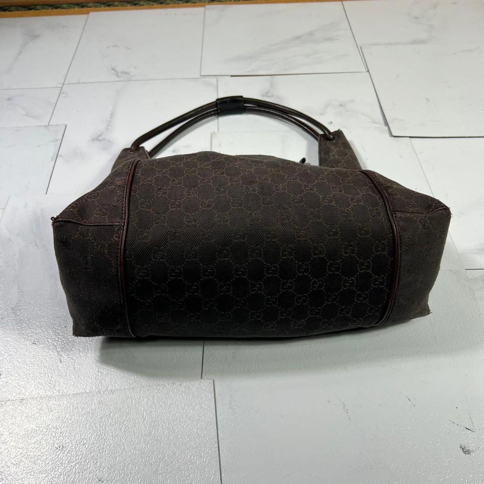 Gucci Gucci - Brown Monogram Canvas Shoulder Bag Size ONE SIZE - 4 Thumbnail