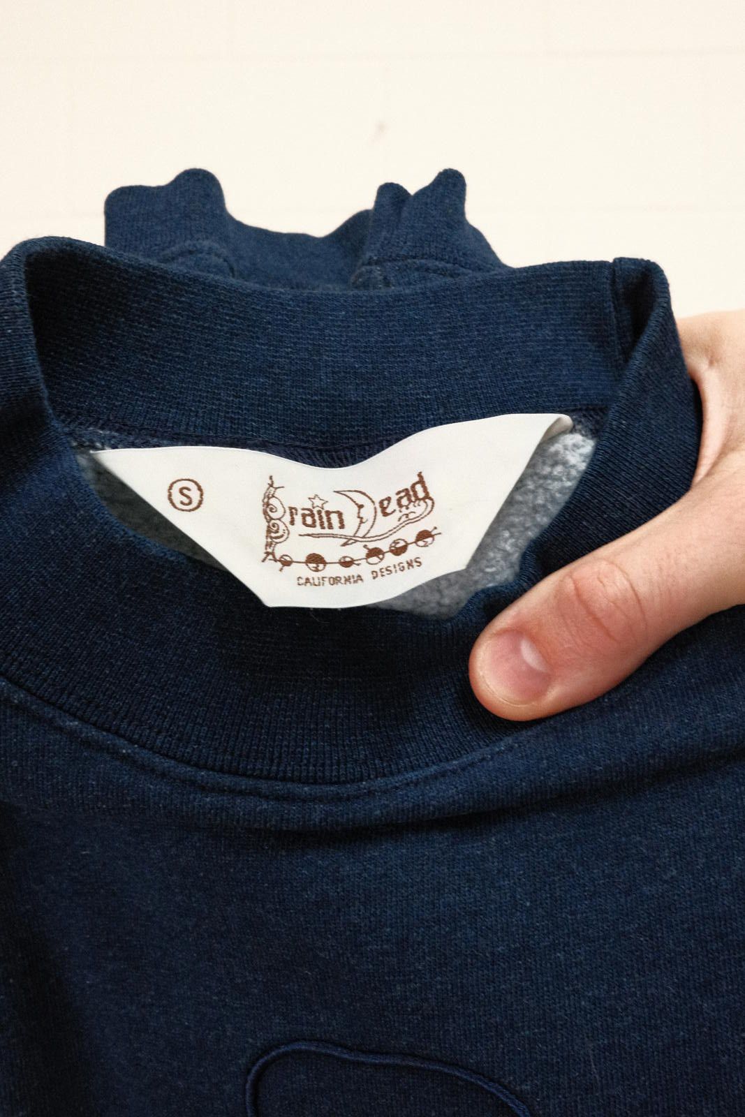 Brain Dead Brain Dead Navy Blue Sweatshirt Size Small Size US S / EU 44-46 / 1 - 3 Thumbnail