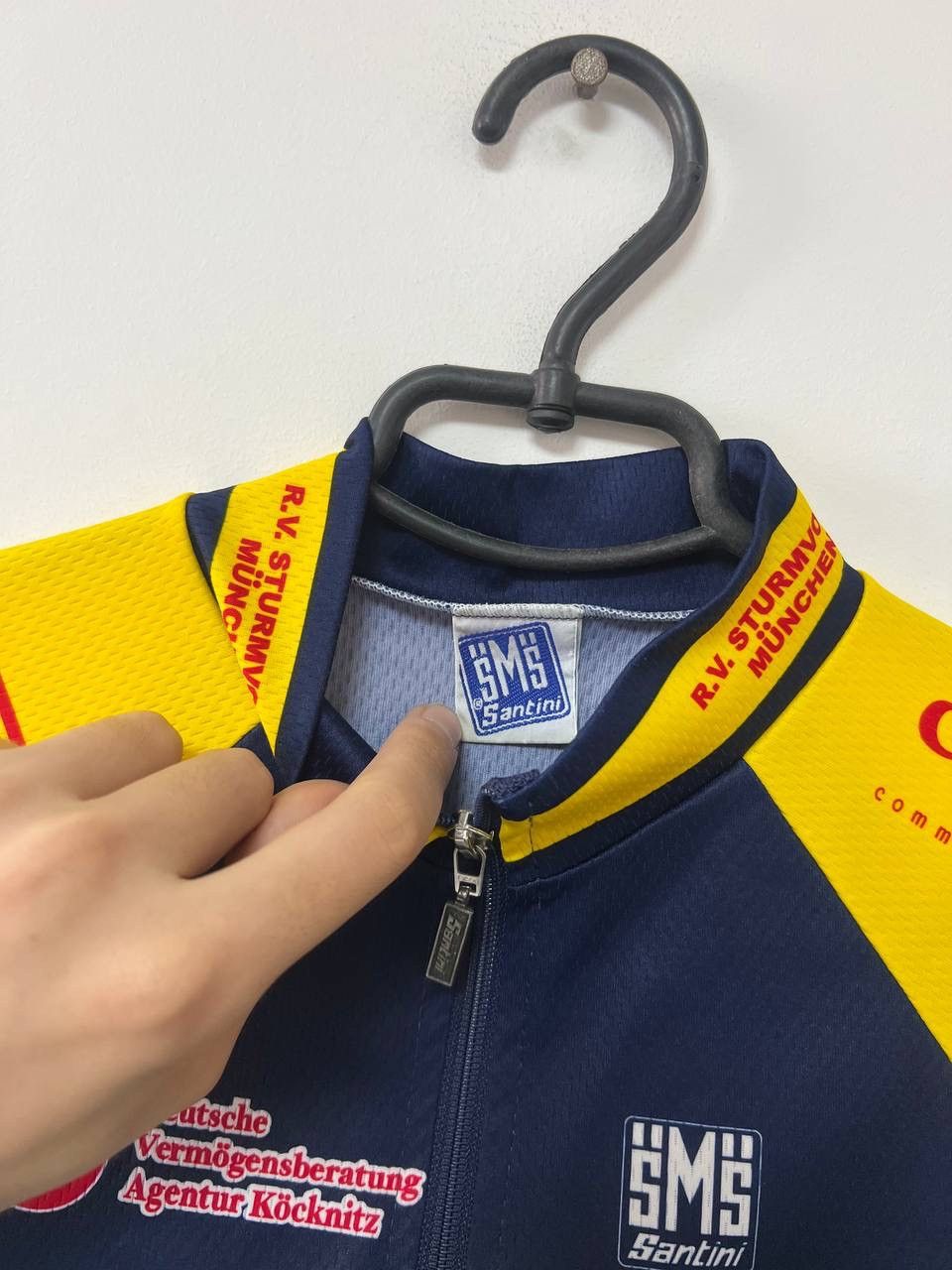 Other Vintage Sms Santini Cycling Jersey Bicycle Shirt Italy L Size US L / EU 52-54 / 3 - 14 Thumbnail