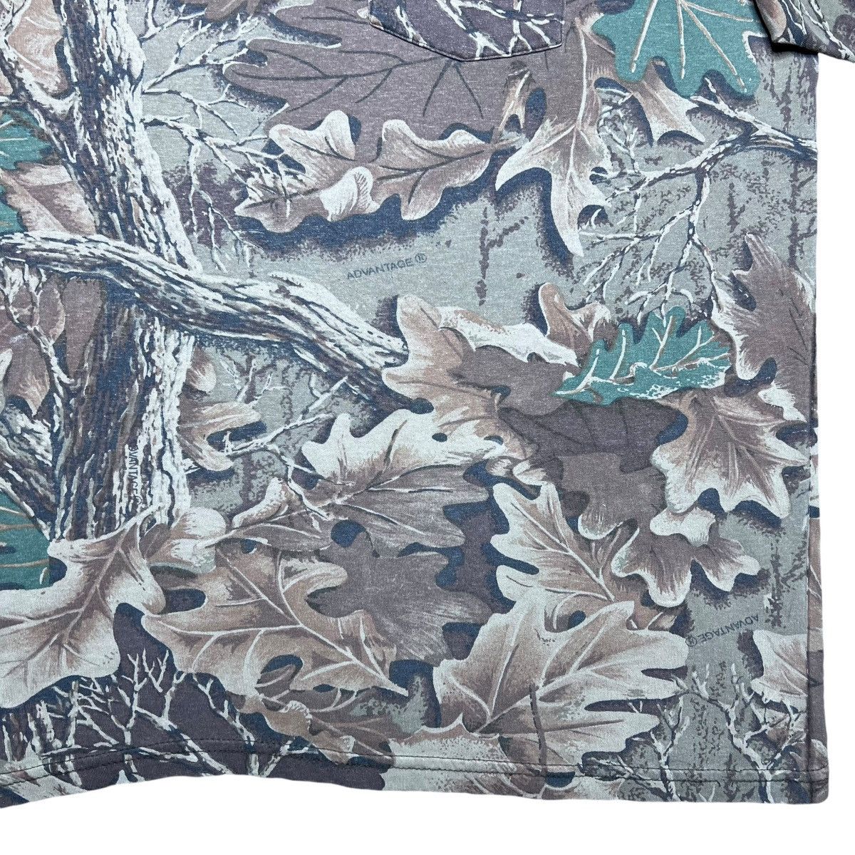Realtree × Redhead × Vintage Vtg 90s Red Head Hunting Real Tree Camo All Over Print Tee Size US XXL / EU 58 / 5 - 7 Thumbnail