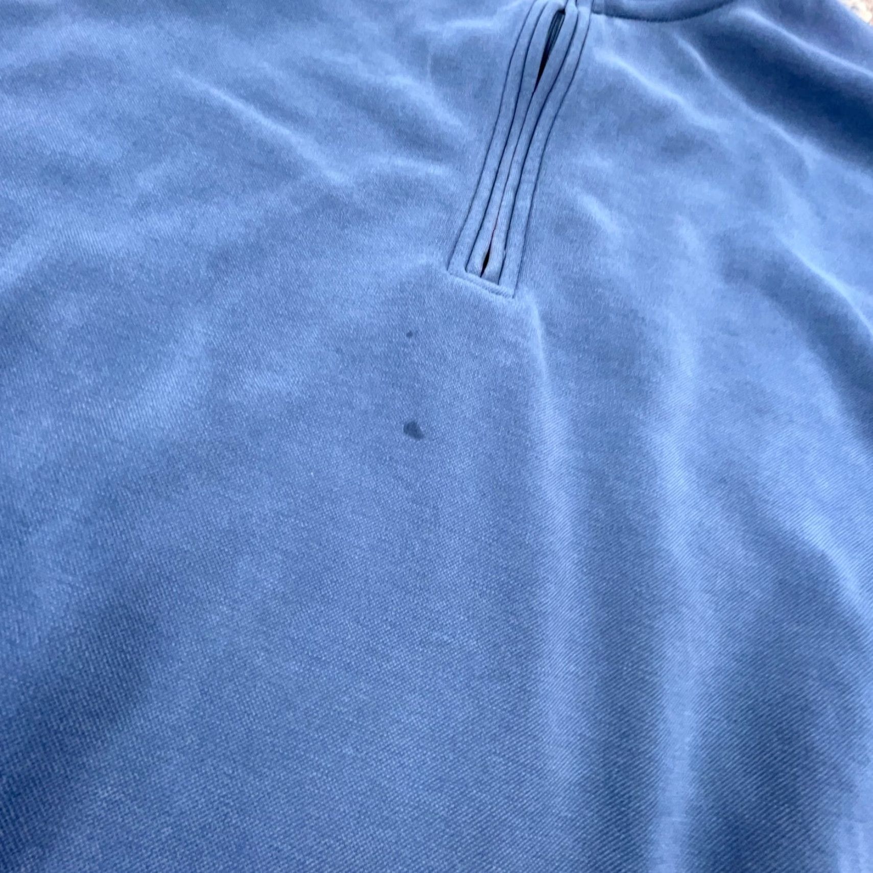 Orvis Orvis Sweater Men Large Blue Pullover Fleece 1/4 Zip Knit Pattern Solid Logo Embroidered Casual Size US L / EU 52-54 / 3 - 3 Thumbnail