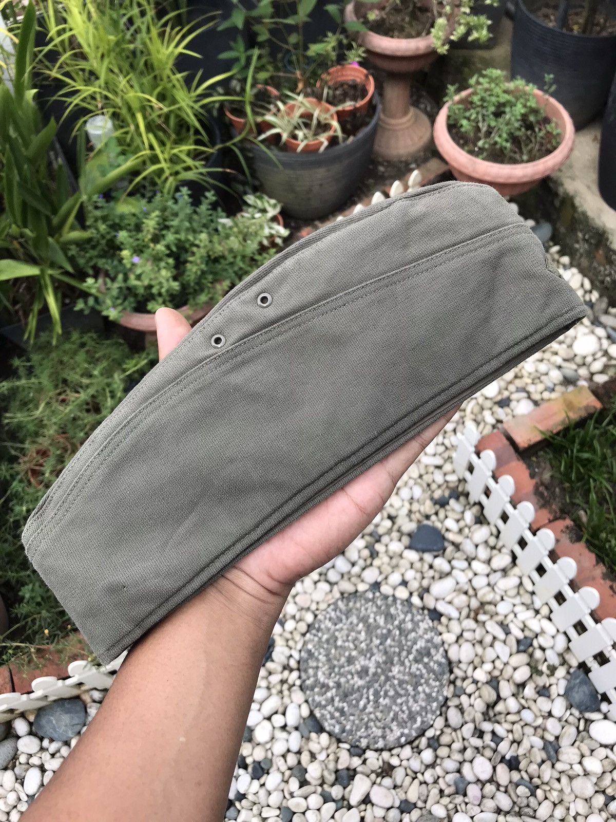 SCHMIDT VINTAGE 90’s WEST GERMAN MILITARY UNIFORM GARRISON HAT 🇩🇪 Size ONE SIZE - 5 Thumbnail